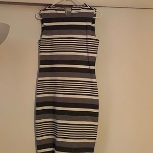 Calvin Klein striped dress